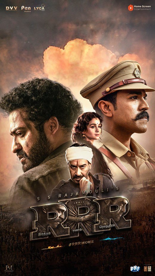 RRR (2022) [Hindi ORG & Telugu] NF WEB-DL 480p, 720p, 1080p | GDRive