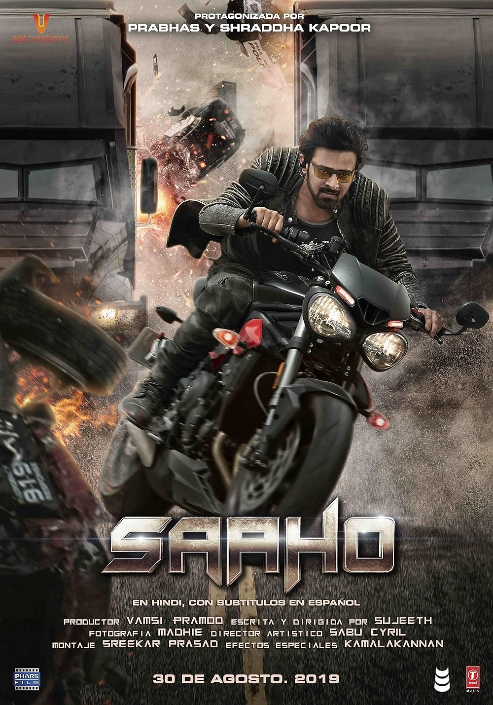 Saaho (2019) [Hindi ORG & Telugu] NF WEB-DL 480p, 720p & 1080p | GDrive